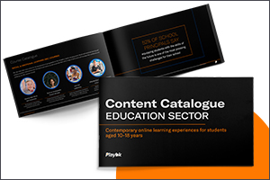 Education sector content catalogue for Playbk Sports white label online courses development