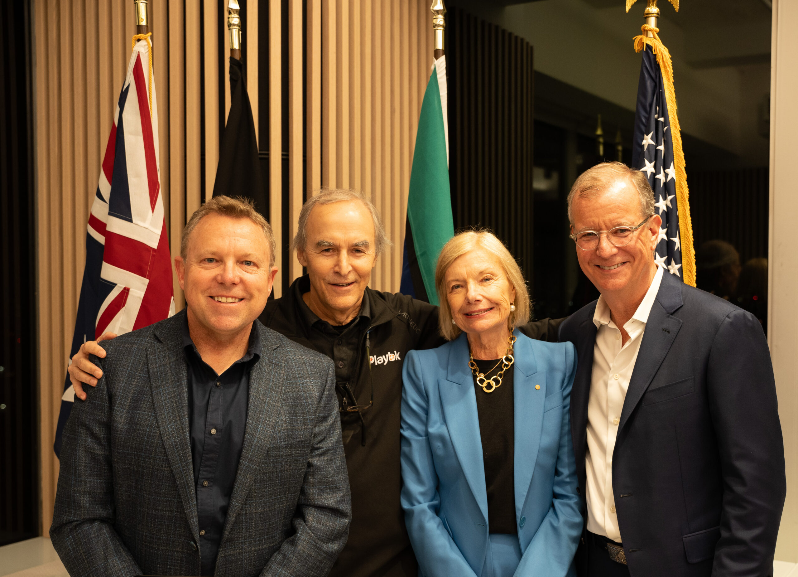 Heather Ridout, AO, Consul General of Australia to New York, Burton joined Delaware North chief executive officer Jerry Jacobs Jr., 
