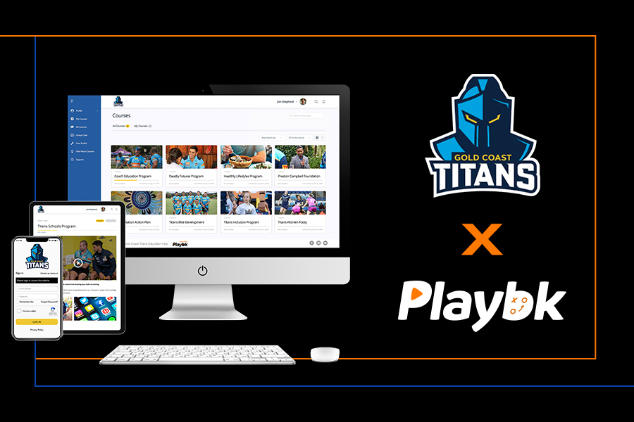 Gold Coast Titans and Playbk Sports partnership