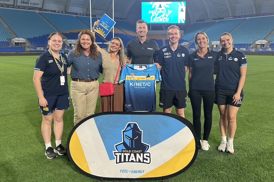 Gold Coast Titans Pathway to Play launch with Playbk Sports