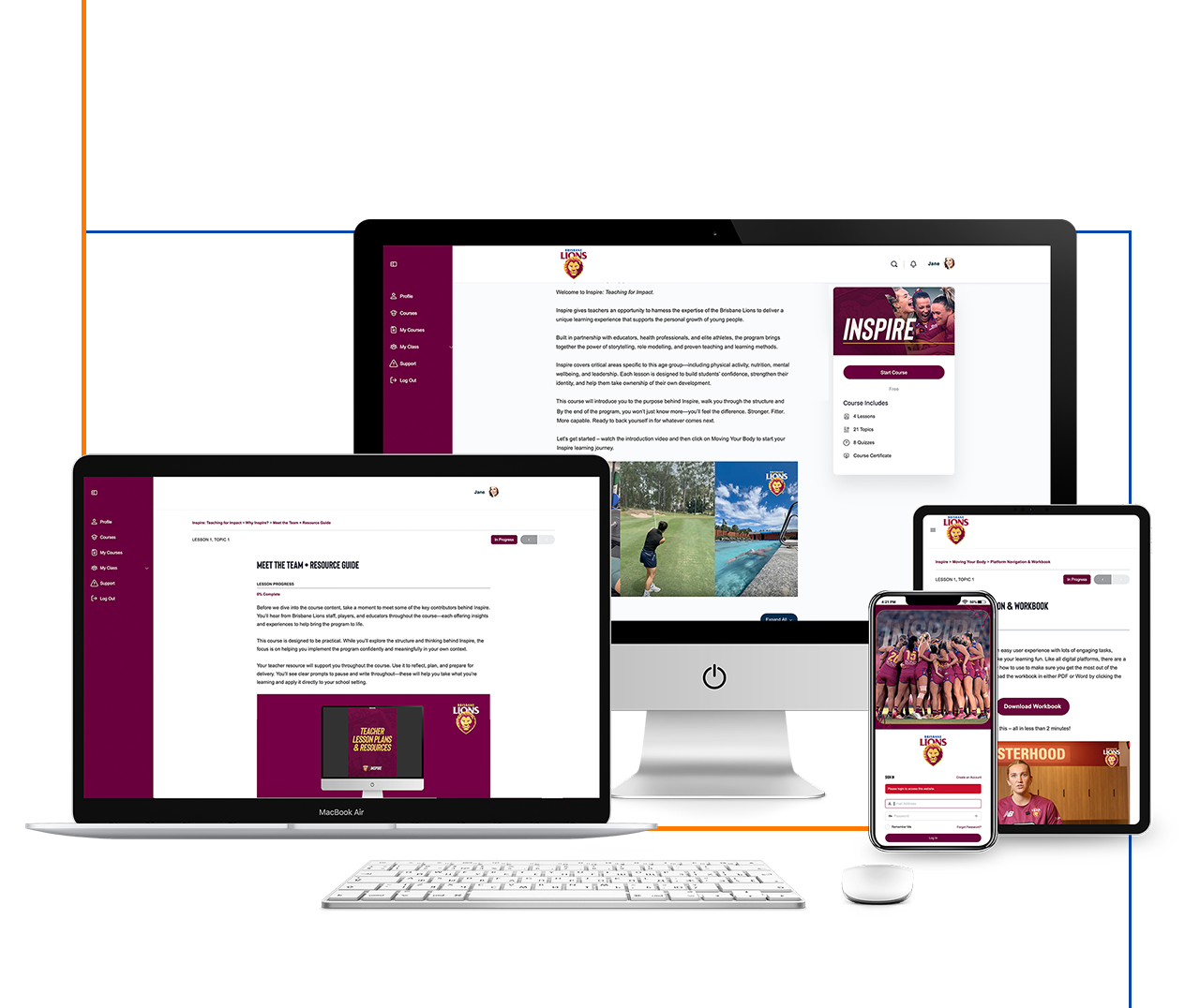 Lions Learning case Study Brisbane Lions eLearning case study