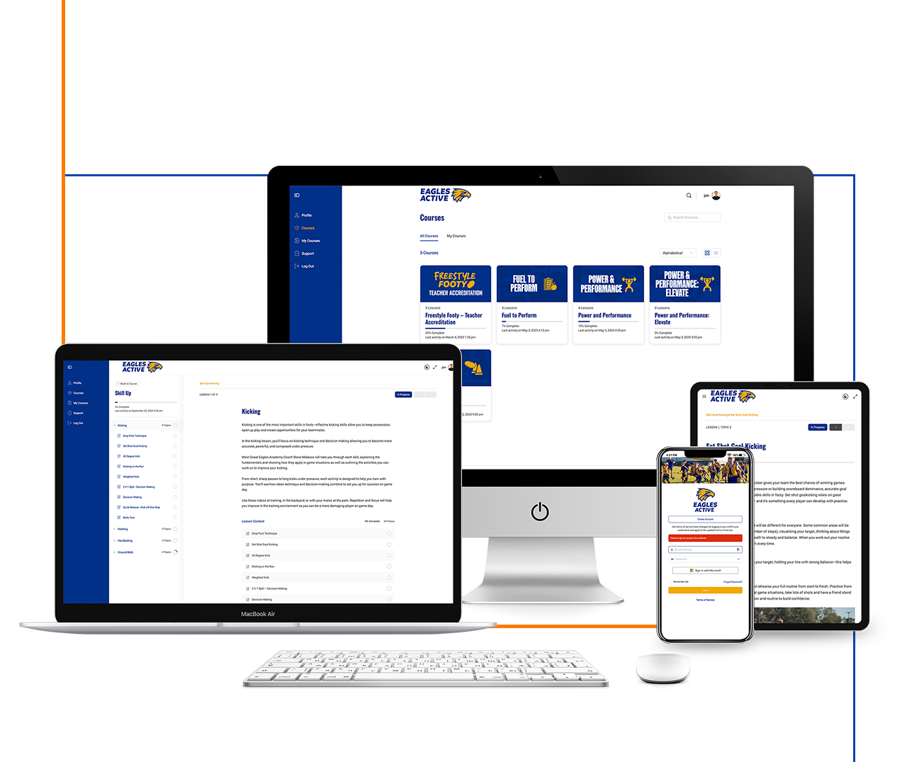 West Coast Eagles Case Study for Eagles Active LMS